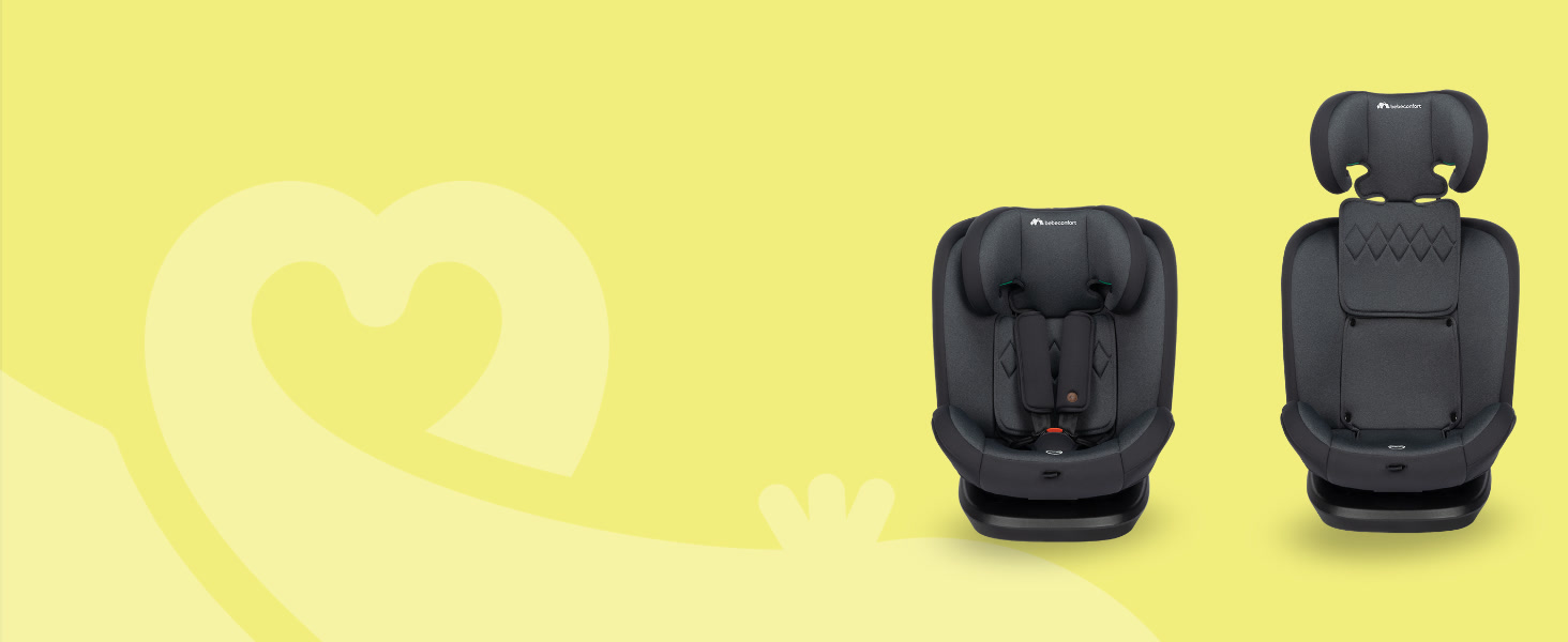 Автокрісло Bebeconfort Mitwachsender Kindersitz 9-36 кг, 15 міс. - 12 років, 76-150 см, збоку захист, 11 положень підголівника, інтегровані підлокітники, EverFix i-Size, R129