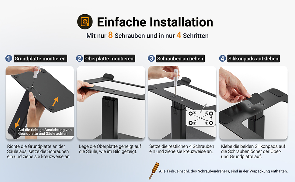 Регульований підставка для ноутбука, стійка для ноутбука на стіл, можливість стоячи, підставка для DJ, компактна альтернатива столу, сумісна з MacBook та ноутбуками 13'-16.5', чорний Polar-Schwarz