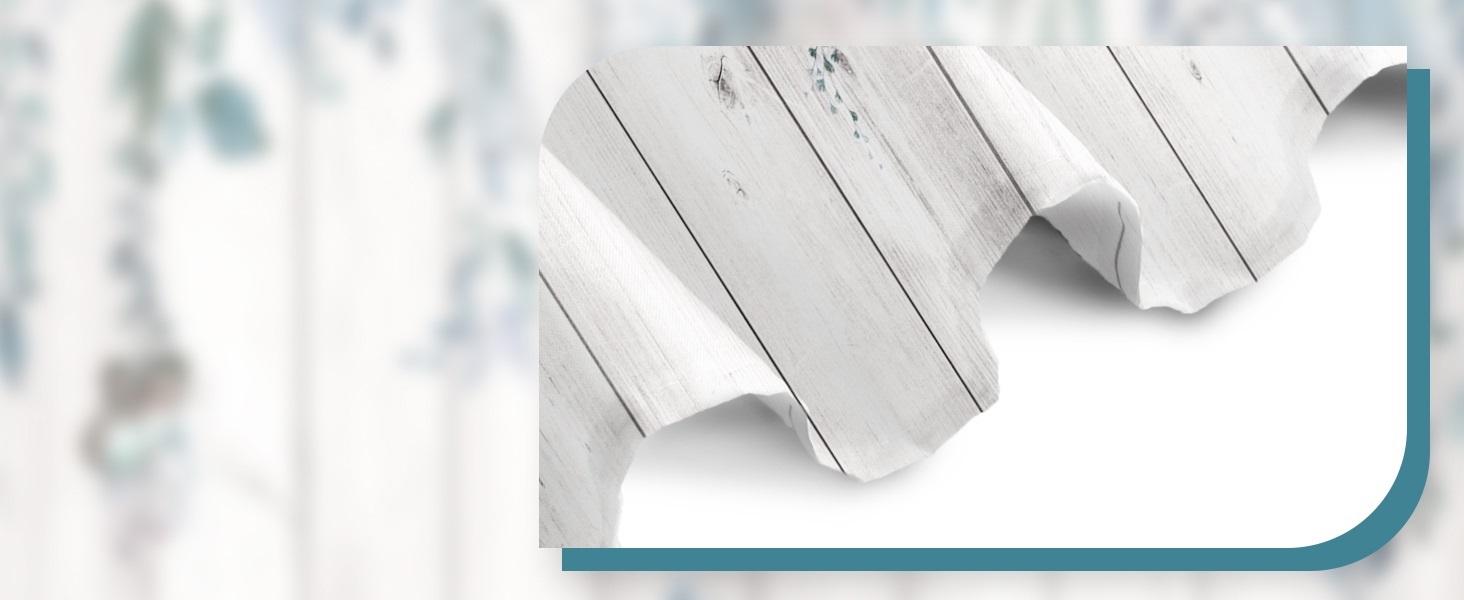 Шторка для душу 180x220 см, антигрибкова, з тропічним дизайном (пальмові листя, евкаліпт, гриби), водонепроникна, поліестер, для ванної кімнати, з 12 гачками (блакитна)