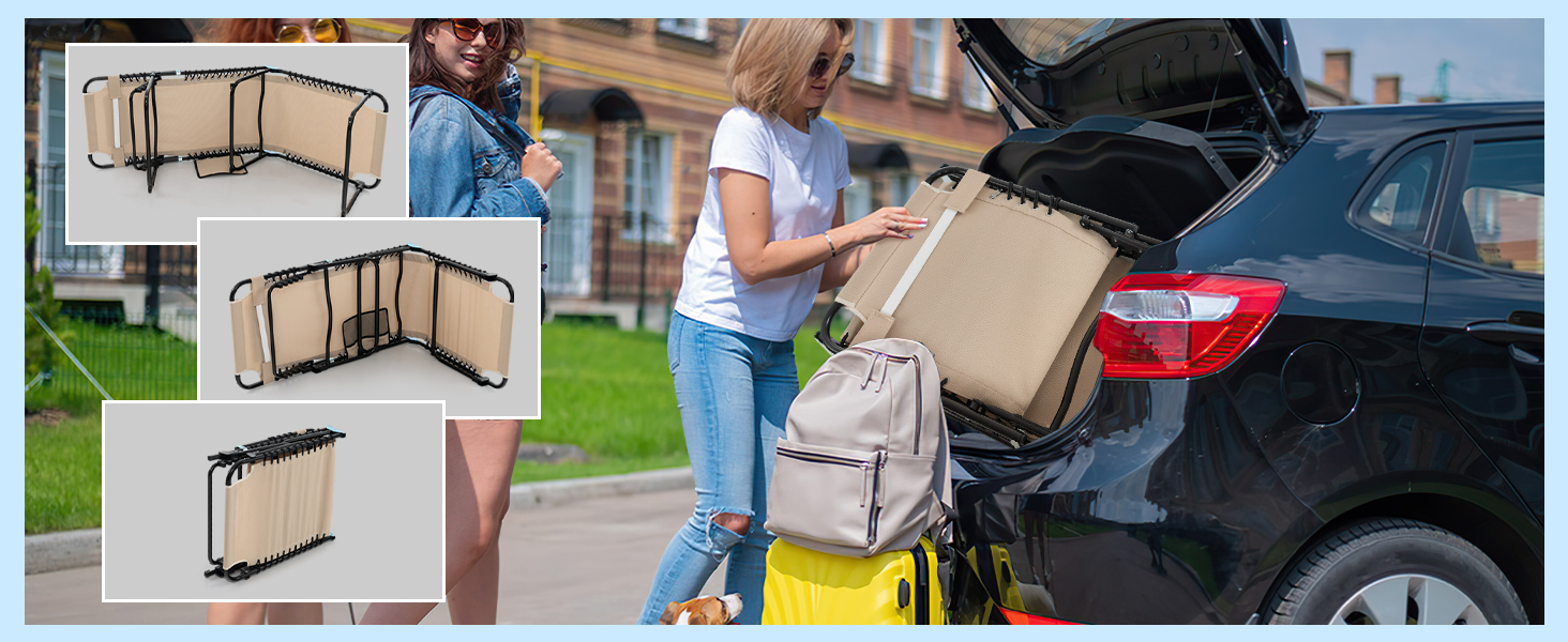 Шезлонг для саду Costway з підголівником та кишенею, висока посадка, регульована спинка, вантажопідйомність до 150 кг, сірий (188 x 59 x 41 см)