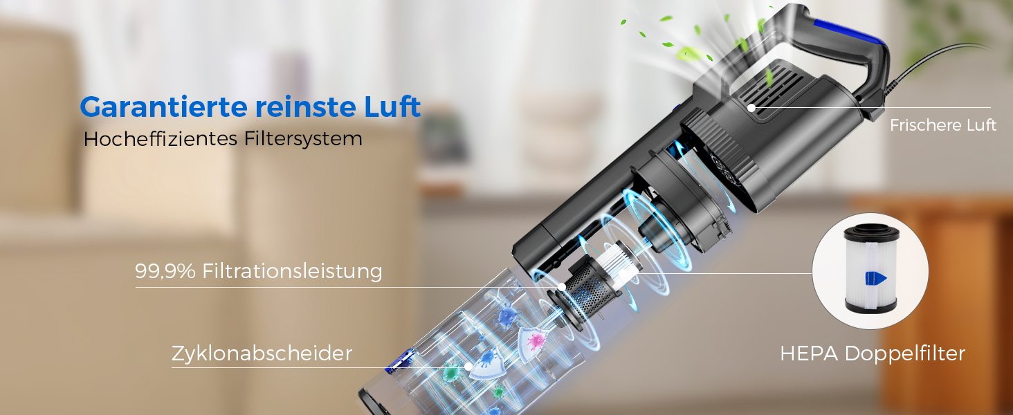 Потужний пилосос Con XL-606-60: 60KPa, 680W, 7м, 800мл, для твердих поверхонь, помаранчевий