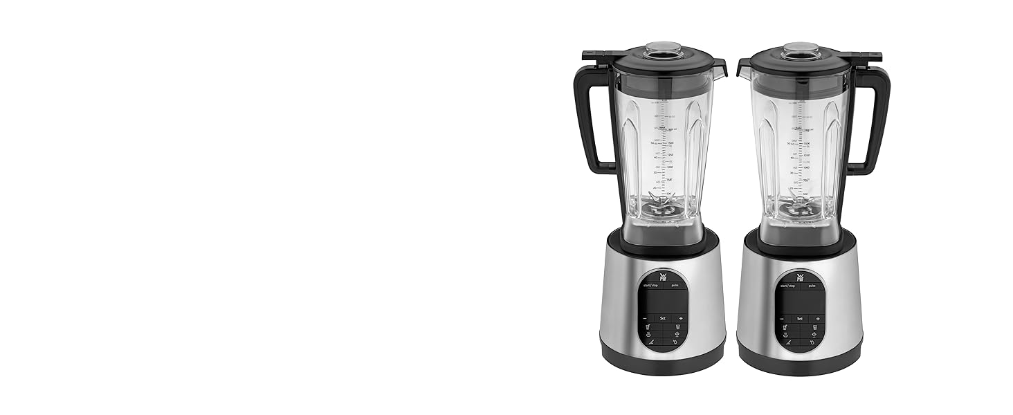 Високопродуктивний блендер WMF Kult Pro 1.600 Вт з 6 автопрограмами, 1.8л, подрібнення льоду та функцією інтервального режиму