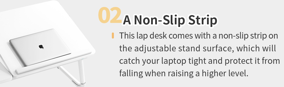 Столик для ноутбука на ліжко/софу з підставкою для чашки, білий. Регульований столик-підставка для ноутбука, ліжко, диван, балкон, тераса