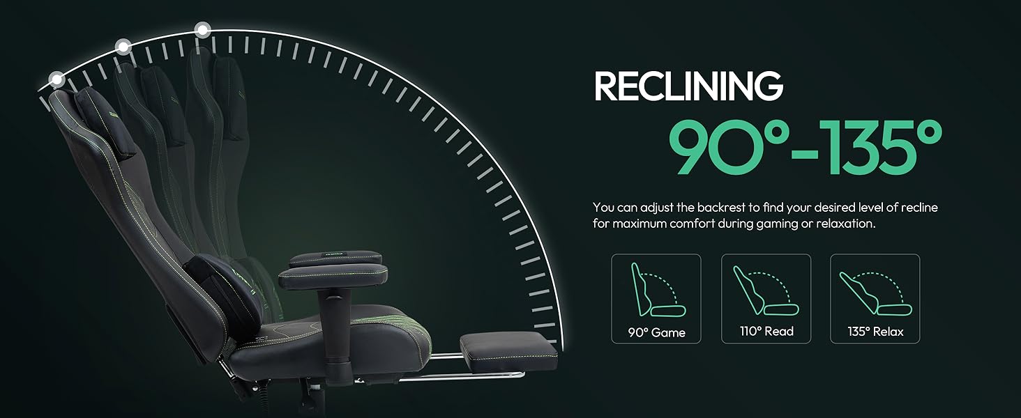 Ігровий крісло Dowinx з масажем та підігрівом, чорно-білий, для дому та офісу