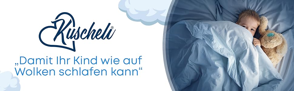 Ковдра для дитячого ліжечка Kuscheli постільна білизна для дитячого ліжечка 100 x 135 і 40x60 Подушка / підходить для алергіків і сертифіковано Eko-Tex / комплект постільної білизни Four Seasons для дитячого ліжечка, дизайн-мотив Дизайн 1