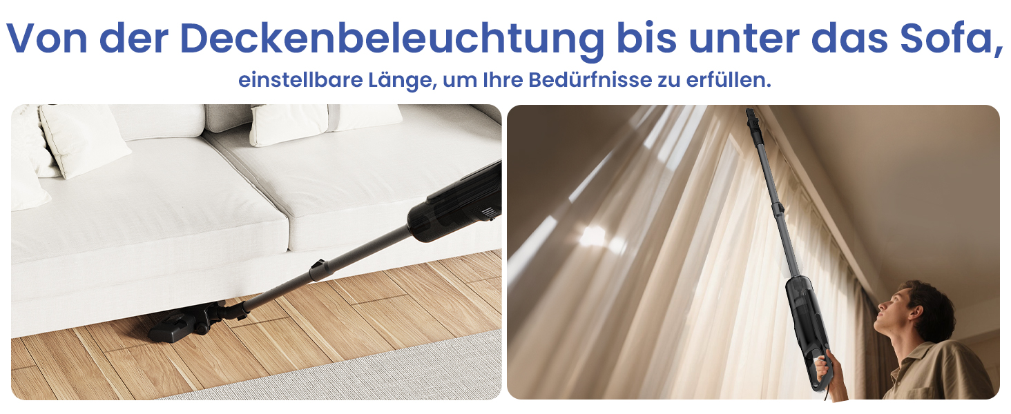 Версолайф C8PRO - пилосос з кабелем, 30000Pa/600W, 6-в-1, для твердих поверхонь, килимів та шерсті тварин, чорний