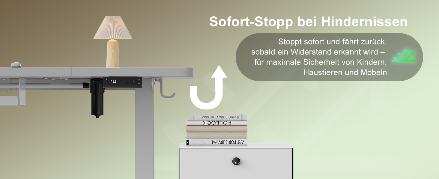 Електричний стіл Devoko 200x80 см з USB-C, білий. Регулювання висоти, комп'ютерний стіл з органайзером для кабелів