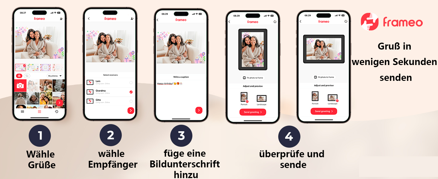 Frameo: Цифровий фоторамка 10.1