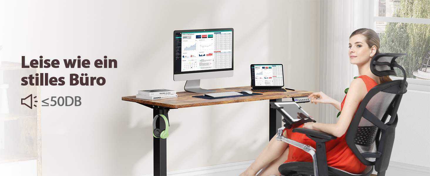 Електричні ніжки для столу з регулюванням висоти, з потужним мотором, на коліщатках, з 3 рівнями пам'яті та захистом від зіткнень, 72-116 см