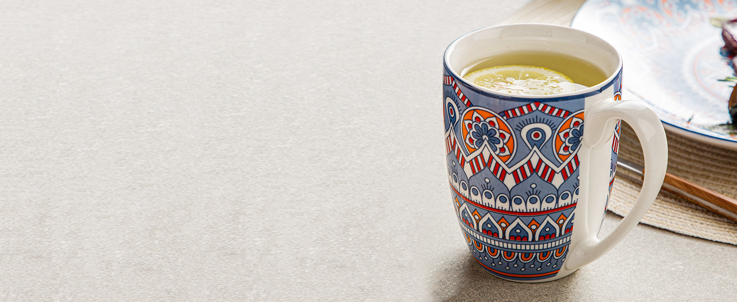 Набір посуду Vancasso MANDALA 48 предметів: сервіз для 12 осіб, ручна робота, богемський стиль