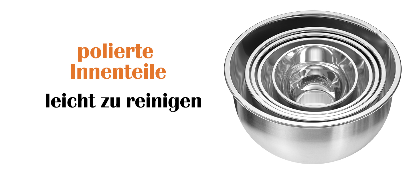 Набір мисок для кухні 5 шт. з нержавіючої сталі з кришками, 4.7л/2.8л/1.9л/1.4л/0.6л. Ідеально для приготування, випічки та зберігання. Складаються одна в одну, можна мити в посудомийній машині. В комплекті тертка.
