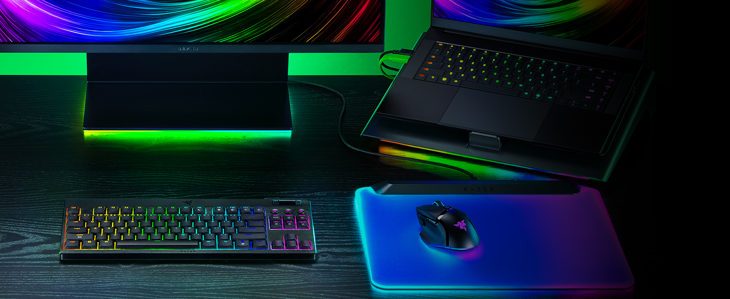 Механічна ігрова клавіатура Razer BlackWidow V4 TKL з Green Switch (QWERTZ DE, RGB Chroma, 6 макро-клавіші)