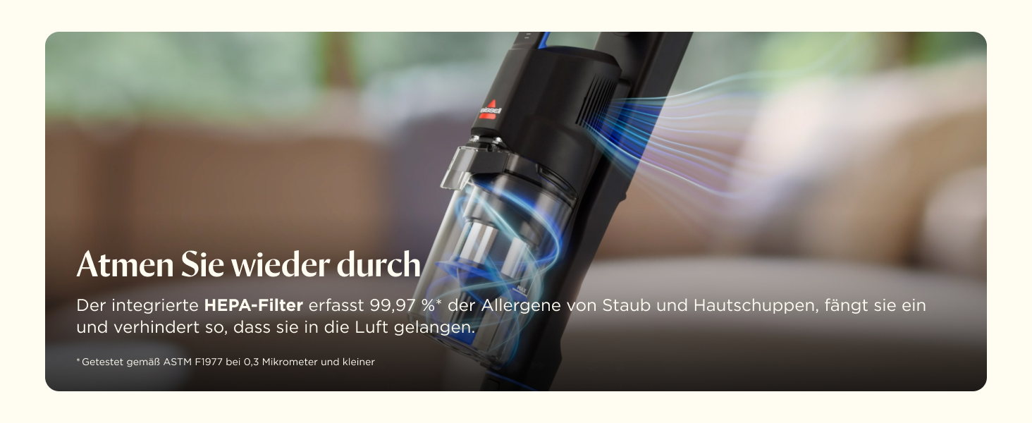 Акумуляторний пилосос Bissell PowerClean FurGuard для шерсті тварин: 280W, HEPA-фільтр, самоочисна щітка, 50 хв роботи