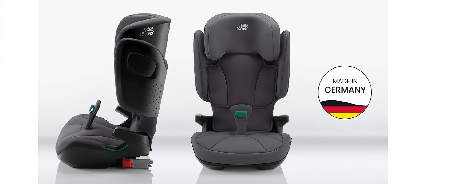 Дитяче автокрісло BRITAX RMER KIDFIX 2 Z-LINE, для дітей від 100-150 см (i-Size) з ISOFIX і без, 3,5-12 років, Midnight Grey Нова версія i-SIZE R129 Midnight Grey