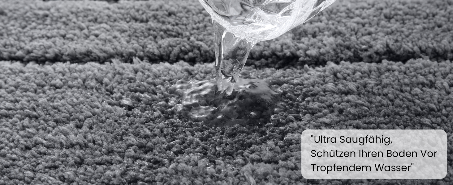 Набір килимків для ванної кімнати Homaxy з мікрофібри, 2 шт., нековзні, миючі, м'які, водопоглинаючі, для ванної кімнати - 40x60 см + 60x90 см, темно-сірий