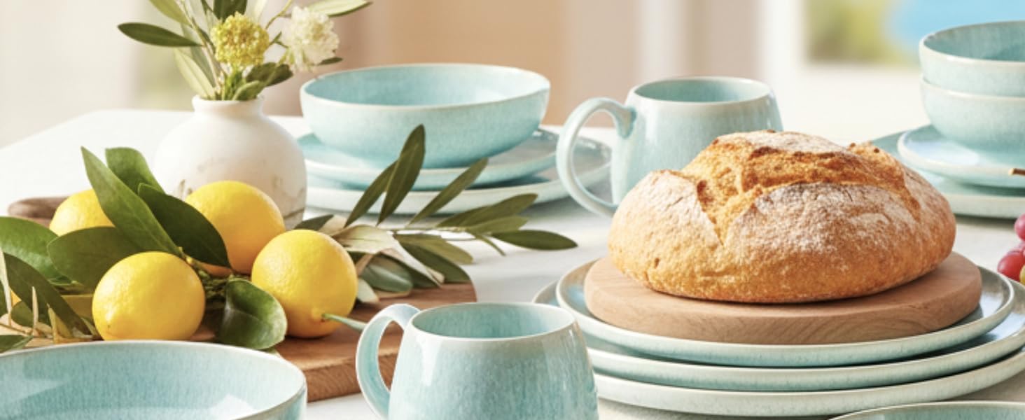 Набір чашок SÄNGER Paros: 4 чашки з порцеляни ручної роботи, 300 мл, набір для кави та чаю, кремовий колір, PREMIUM COLLECTION, 16 предметів