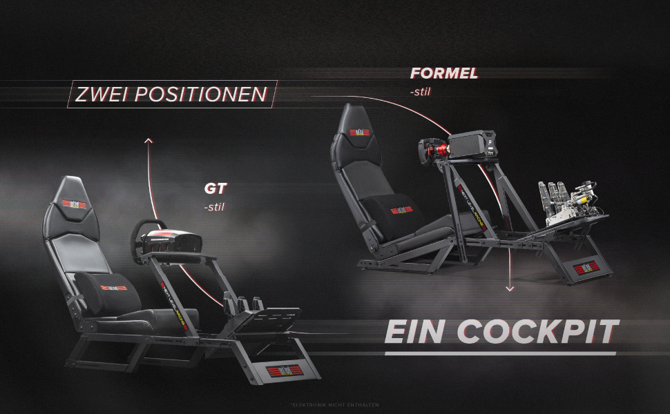 Симулятор гоночного кокпіту Next Level Racing F-GT для Formula та GT