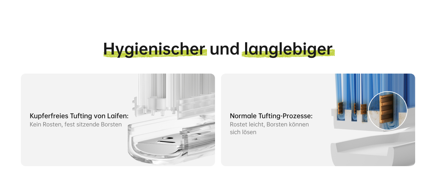 Laifen Wave Spezial: Електрична звукова зубна щітка з вібрацією та осциляцією, для дорослих, з додатком, 2 насадки (зелена)