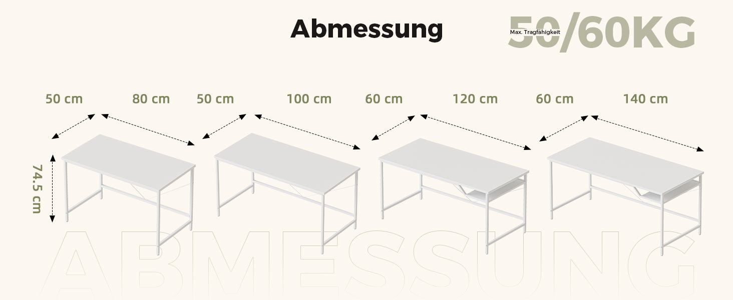 Комп'ютерний стіл Mericonia 120 см, ігровий стіл для невеликих приміщень, білий стіл для дому та офісу, стіл для студентів