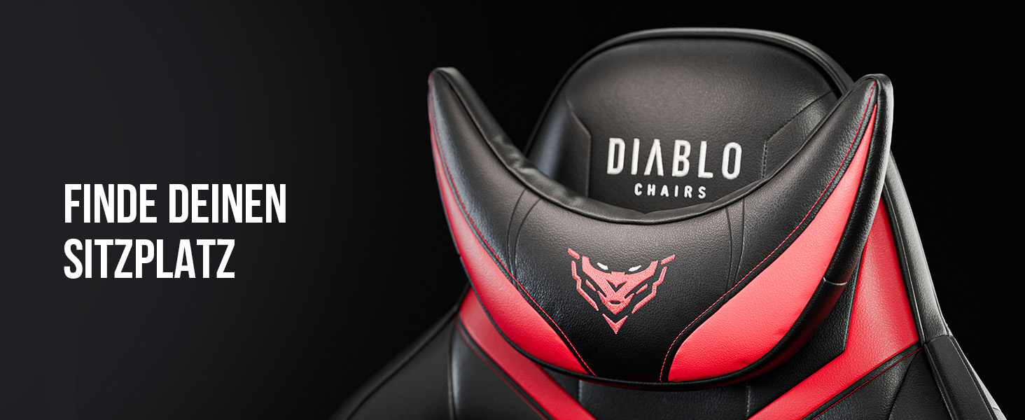 Ігрове крісло Diablo X-Ray King XL з 4D підлокітниками, офісне ергономічне крісло для комп'ютера (біло-чорне, розмір L)