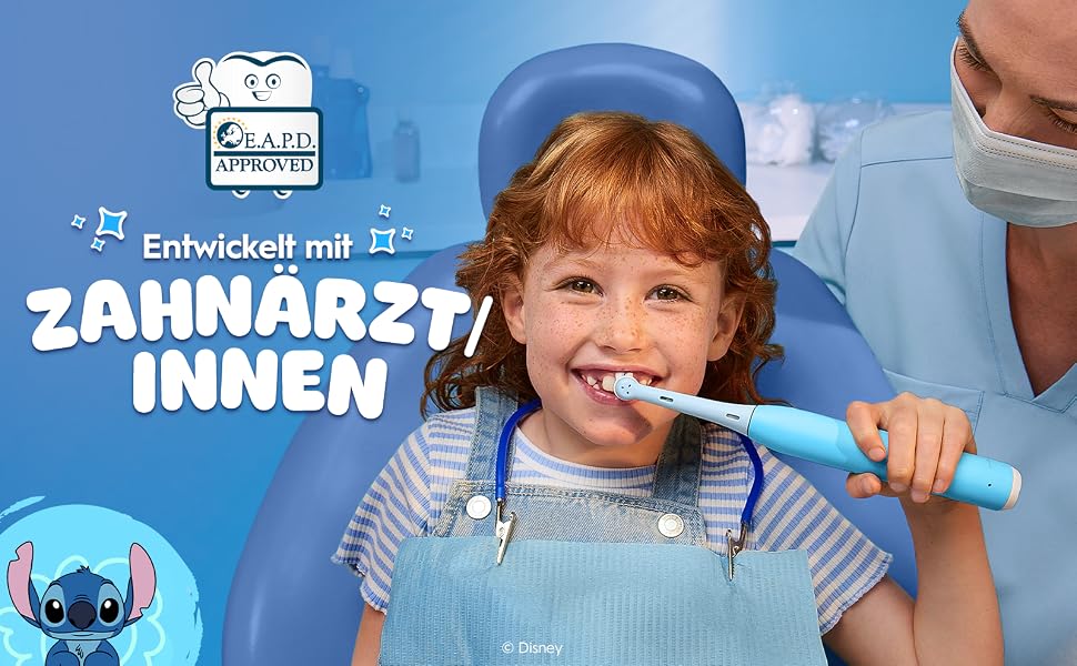 Електрична зубна щітка Oral-B iO Series 2, набір з 2 шт, чорний/зелений (Stitch Blue)