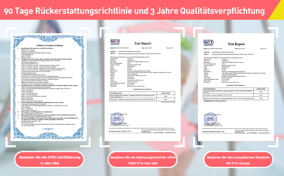 FUNLIO Набір гойдалок 2-в-1 та дверний хопер для малюків, гойдалка для дітей з 4 мішками з піском, складаний металевий стійкий каркас для використання в приміщенні та на вулиці, легко збирається та зберігається - (Рожевий)