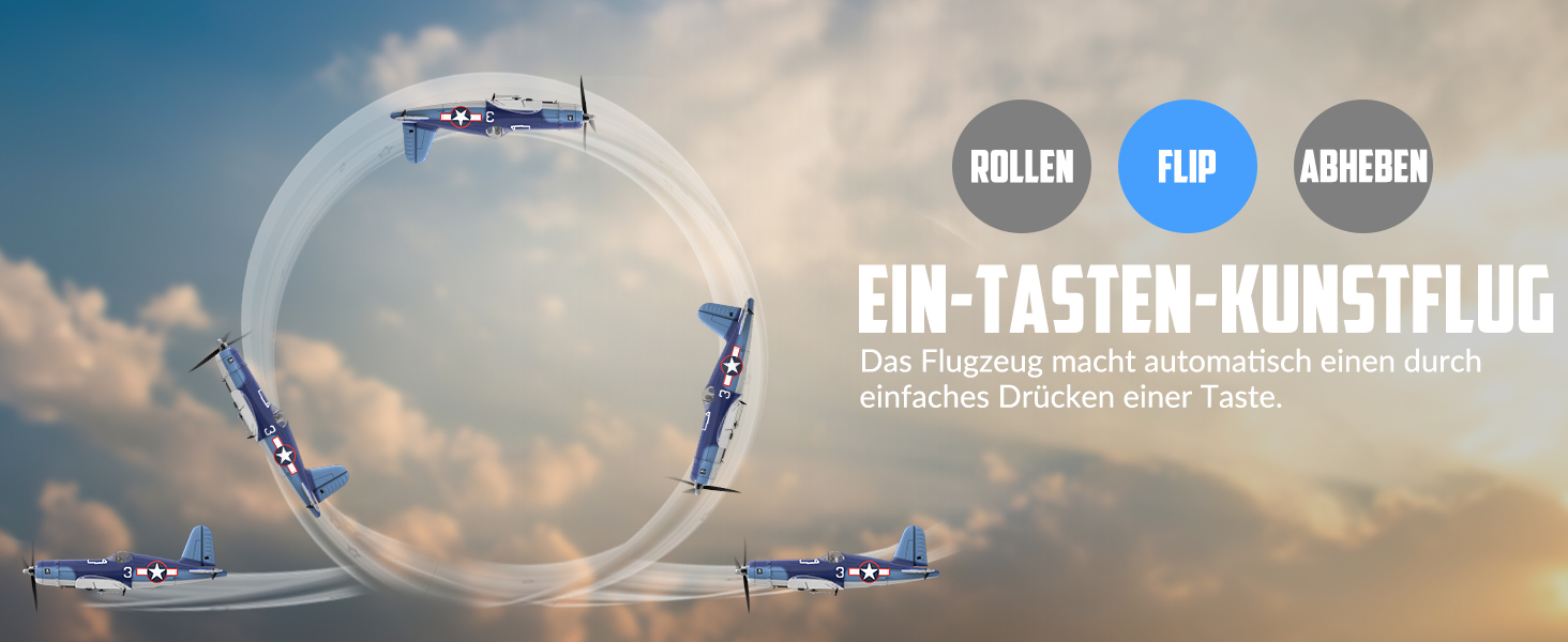 Радіокерований літак Volantexrc F4U Corsair V2 RTF 2.4GHz з USB зарядкою – для початківців, паркфлаєрів, легких польотів