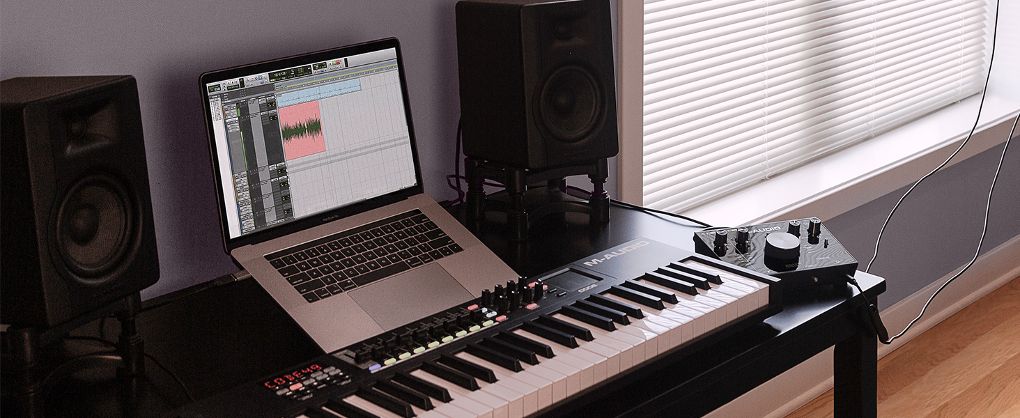 M-Audio Air 192|6: USB аудіоінтерфейс для запису в студійній якості (2 XLR/Line входи + софт)