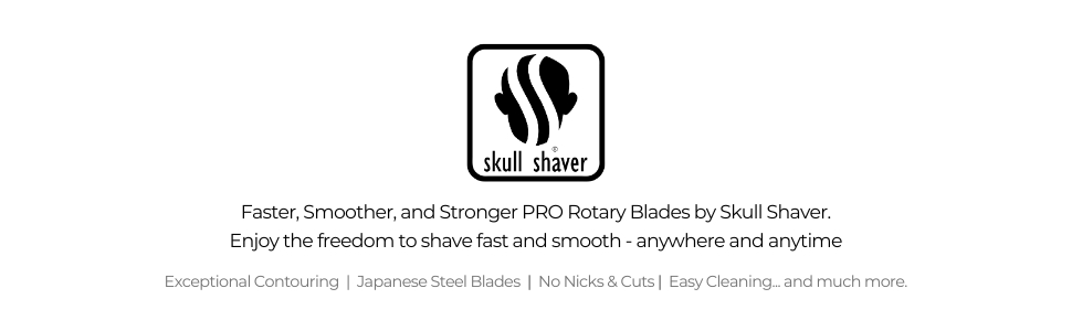 Запасні леза для бритви Skull Shaver Carver PRO (4 шт.) для моделей Pitbull, Palm та Butterfly Kiss
