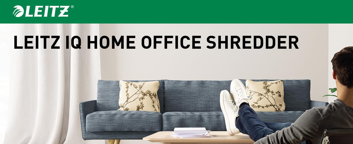 Шредер Leitz IQ Aktenvernichter Home Office: безпечне знищення документів, P4, 23L, для дому та офісу