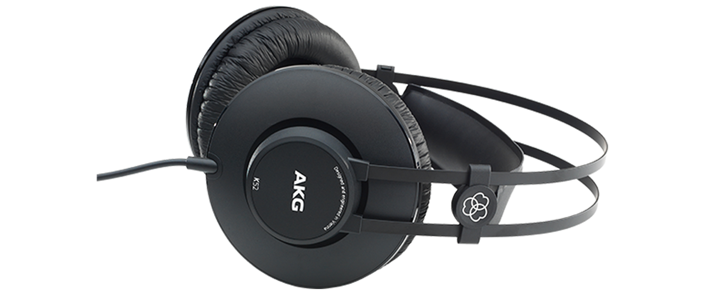 Навушники для моніторингу AKG K92, закриті, світлі, чорні, (одинарні, K52)