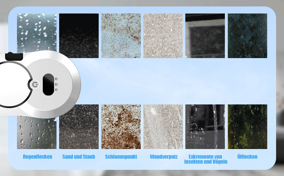 Робот для миття вікон, 5600Pa, 3 режими очищення, інтелектуальна навігація, автоматичний мийник вікон для гладких поверхонь