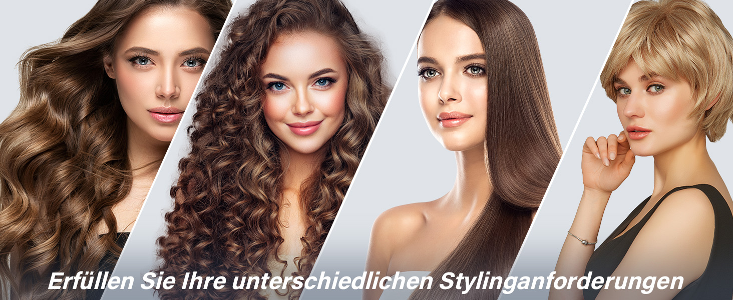 Професійний фен для волосся з дифузором, безщітковий мотор 110 000 об/хв, 400 млн плазмових іонів, низький рівень шуму 57дБ, чорний