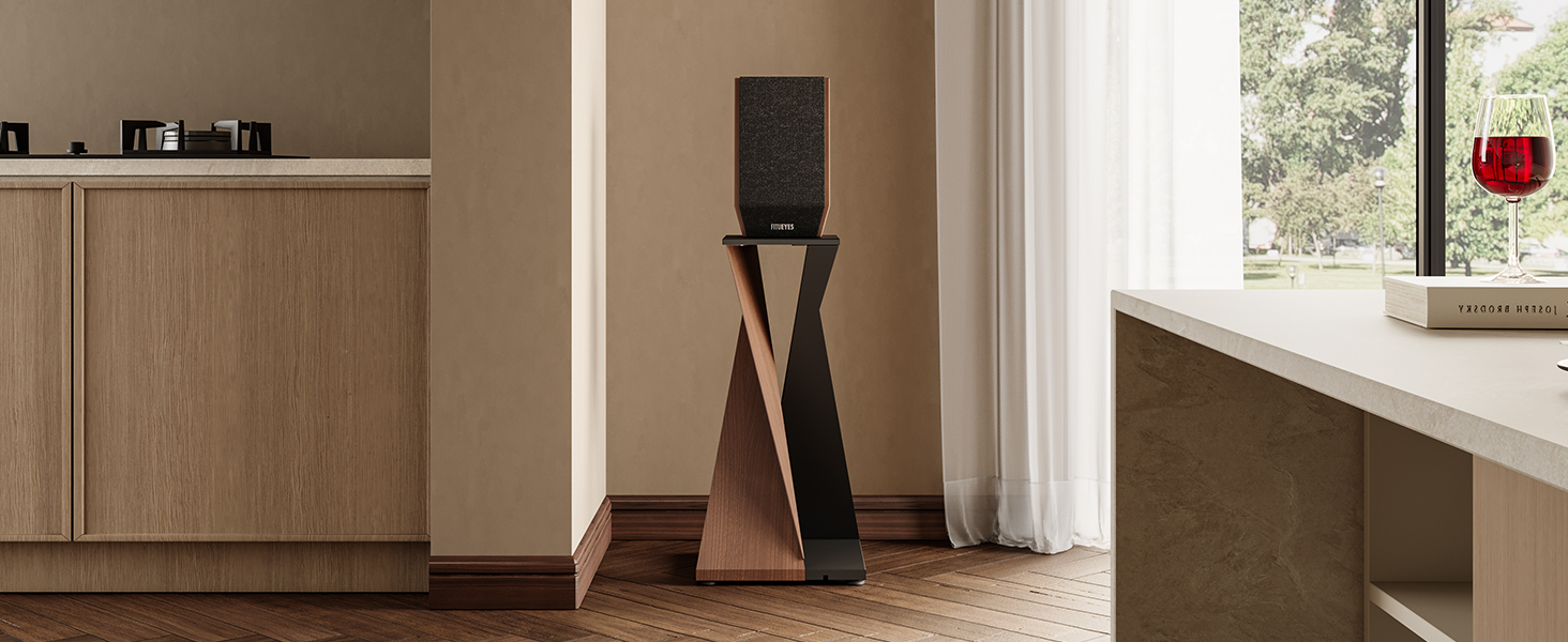 Підставка для колонок FITUEYES Eiffel Series, металева стійка для акустичних систем, висота 700 мм, витримує до 30 кг (1 шт)