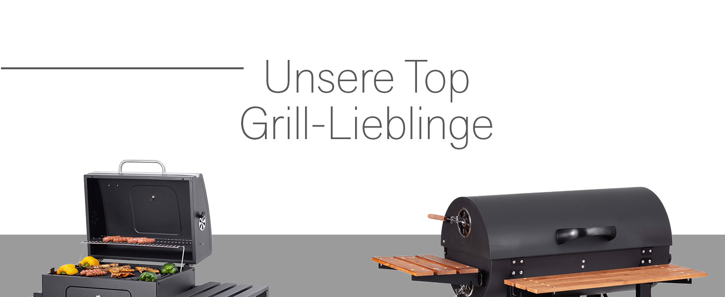 Мангал Tarrington House Brigida з чавунною решіткою, сталь, 2 регульовані решітки, на колесах, чорний