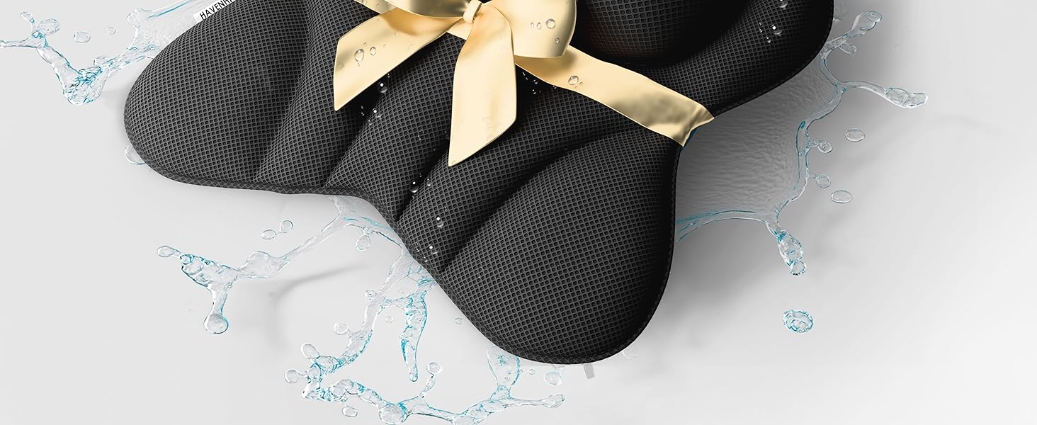 Преміум подушка для ванни XXL рожева | Додаткова підтримка для шиї та плечей | Швидковисихаюча, пральна подушка для ванни з 4 великими присосками | Подушка для ванни рожева (XX-Large, Чорний)