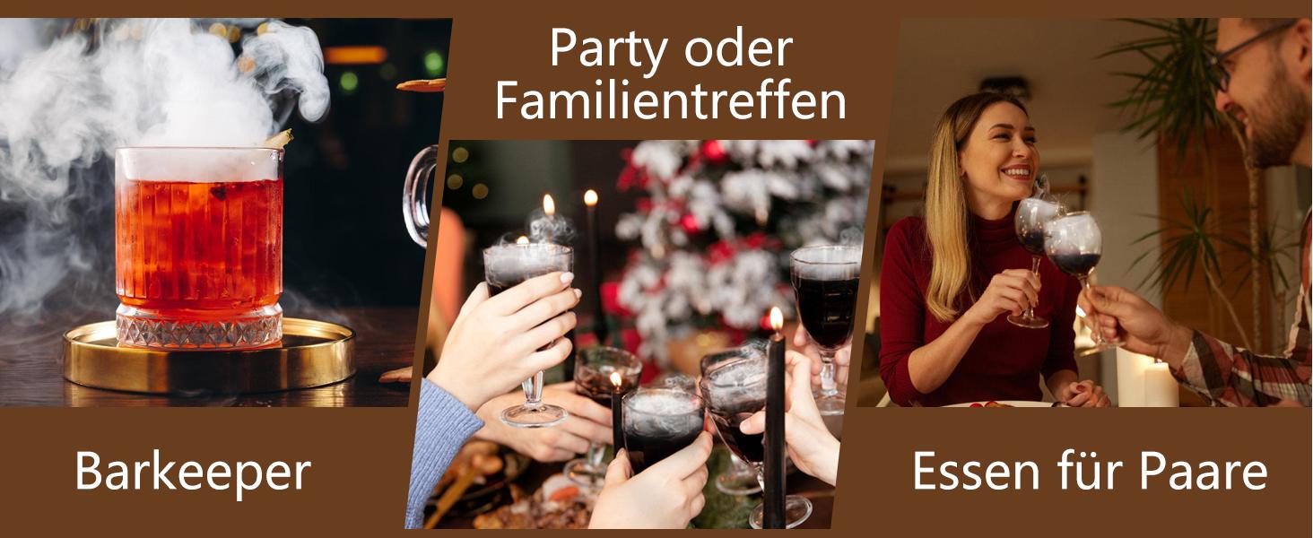 Коктейльний набір для копчення з дерев'яною стружкою (4 види) - подарунок для тата, чоловіка, любителя коктейлів