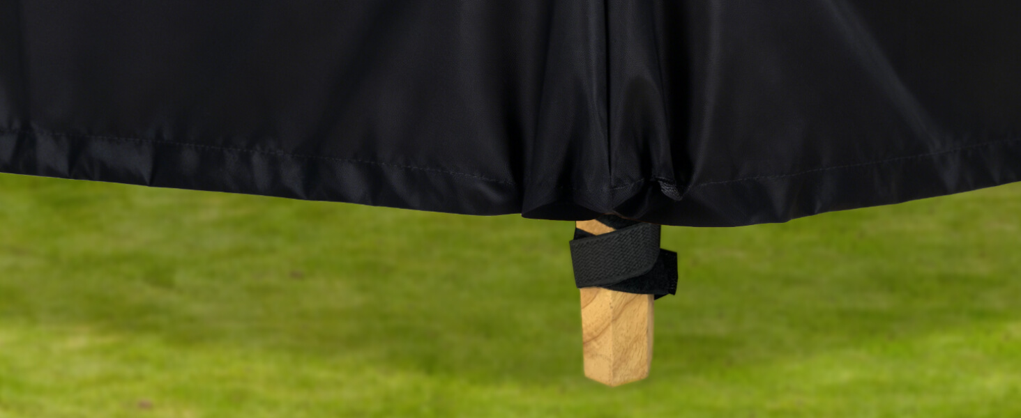 Накладна захисна покривала для садово-патіо меблів Awnic 150x120x71 см, важка, 420D Oxford, водонепроникна, анти-UV, стійка до розривів