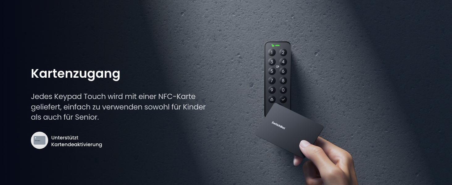 SwitchBot Smart Lock Pro: Розумний замок з акумулятором, Matter, WiFi, підтримка Apple Home, Alexa, Google Home, IFTTT, чорний