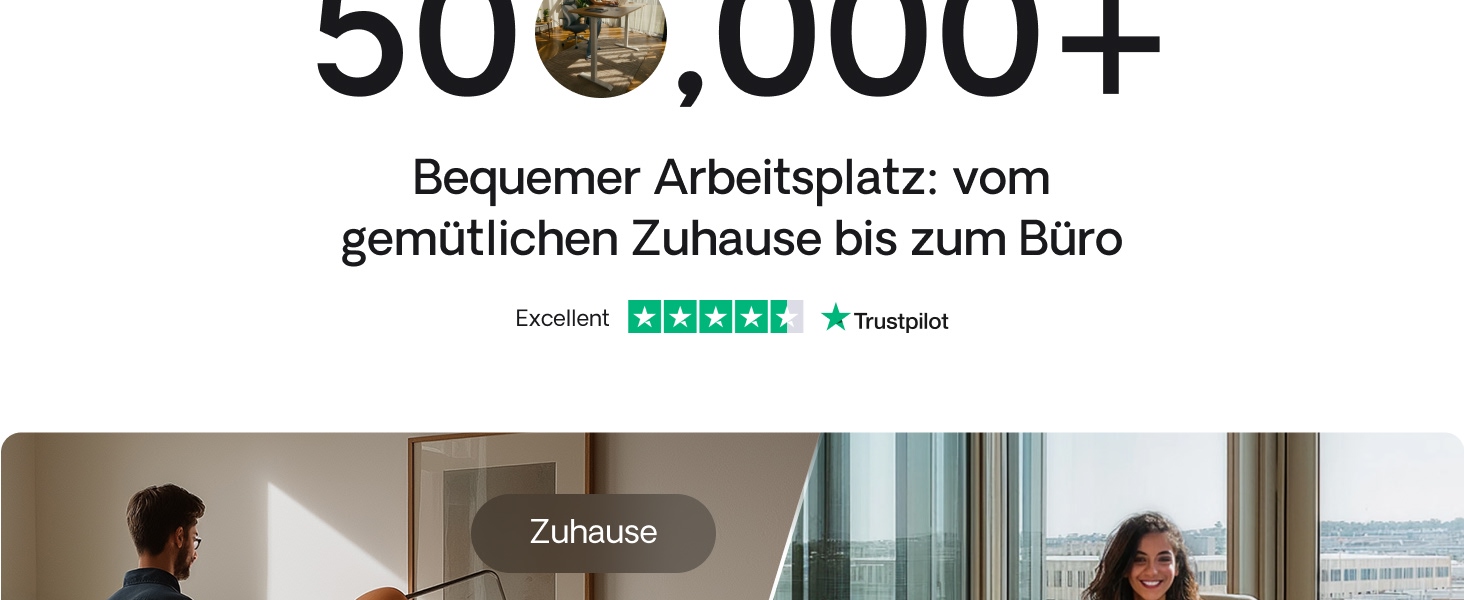 Регульований стіл Desktronic Homeone 160x80 см – електричний, з USB-портами, чорний + білий