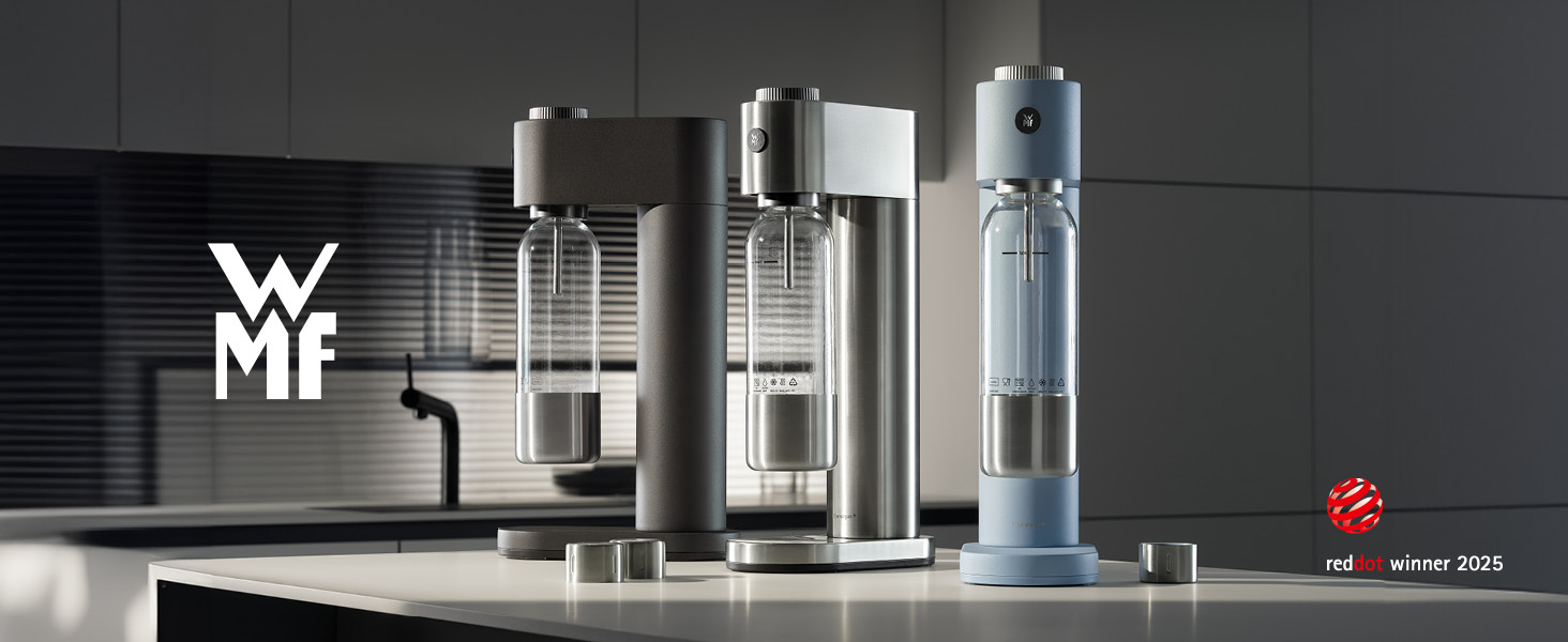 Скляна карафа WMF Basic з кришкою, 1,5 л - скляна посуда для води з нержавіючої сталі