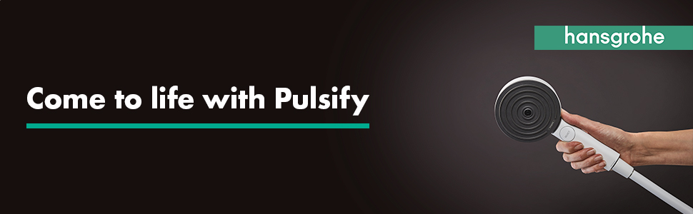 Душова лійка Hansgrohe Pulsify Select S EcoSmart - Економія води 6.9 л/хв, ручна лійка з 3 режимами, Antikalk, PowderRain, Massagestrahl, 24111000 (Матовий білий)