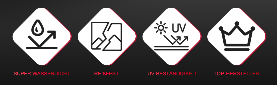 Захисний чохол для парасольки Zettum, 3-4 м, водонепроникний, 600D Oxford PU, UV-стійкий, для саду, 260x42x81/56 см