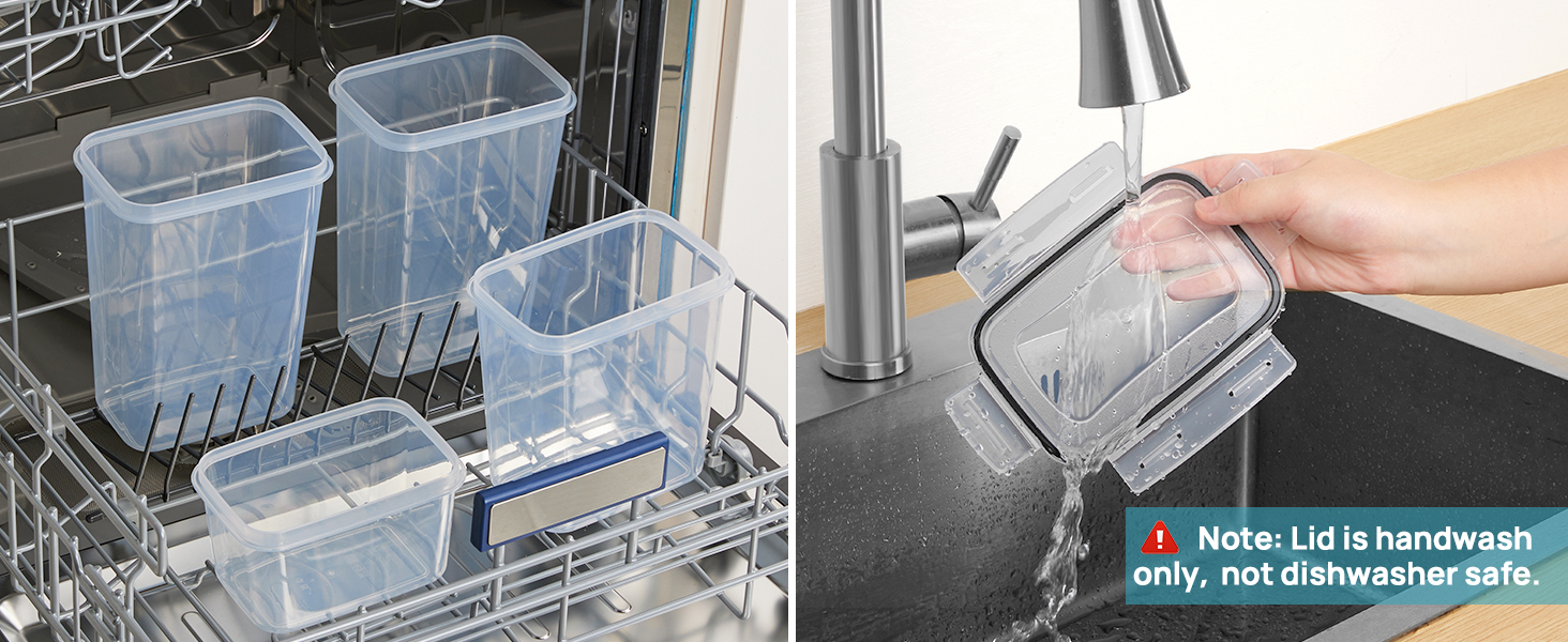 Набір контейнерів для зберігання Vtopmart з кришкою, 32 шт. - герметичні, BPA-free, для борошна, цукру, круп, з ручкою та етикетками