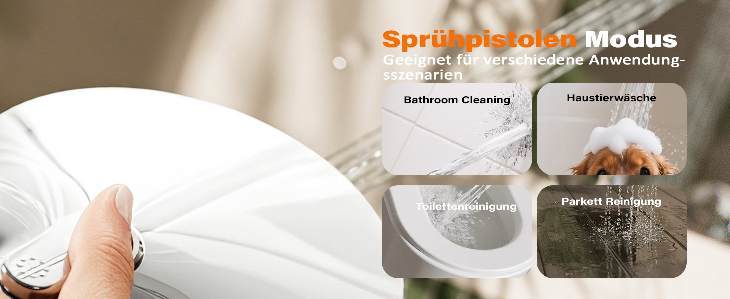 Фільтр для душу Cobbe з шлангом, високонапірна ручна лійка з 20-ступеневою фільтрацією, водозберігаючий душ з 6 режимами струменя, дощовий душ, що підвищує тиск, економний душ для жорсткої води (7.chrom01)