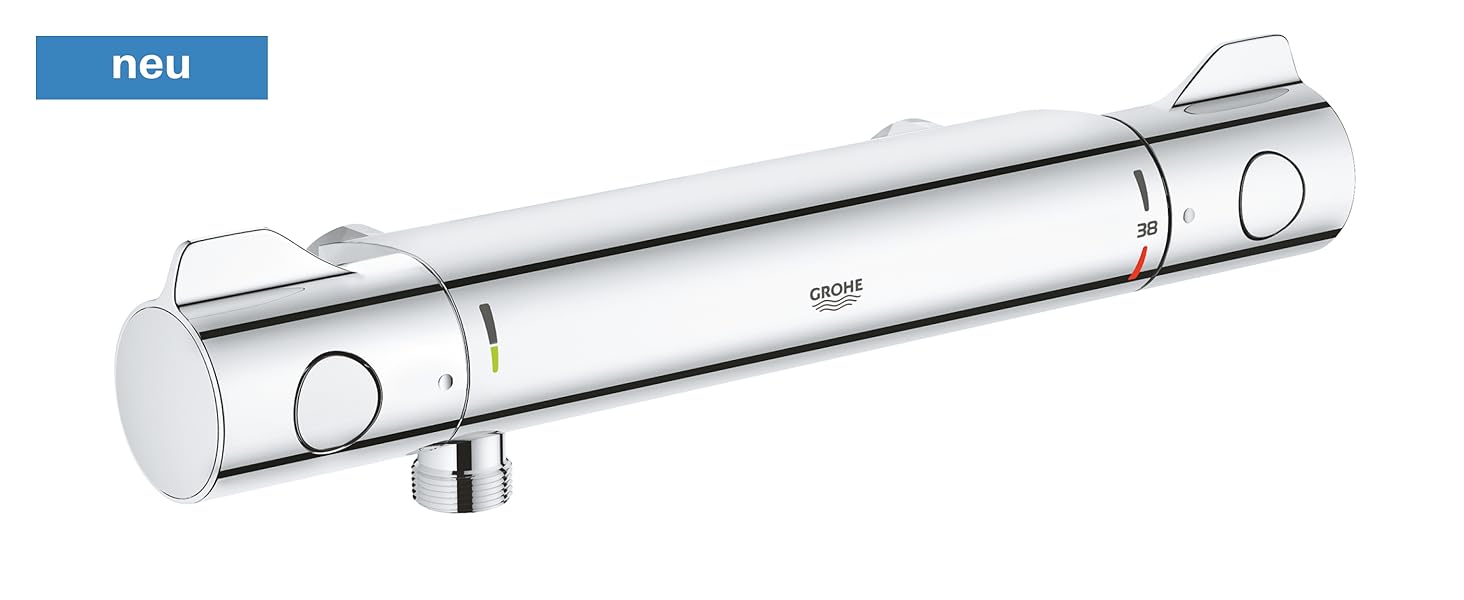 Змішувач для ванни Grohe Grohtherm 800 з термостатом, хром, 34567000 (S-Anschlüsse)