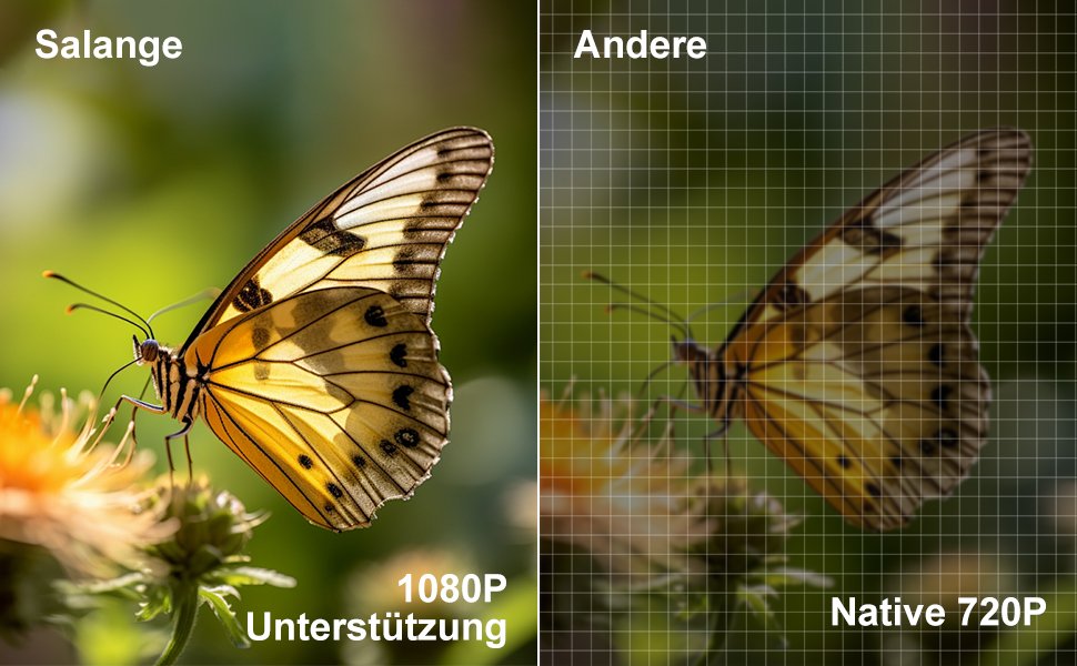 Міні проектор Salange HY300Pro+ 4K з Wi-Fi 6, Bluetooth 5.2 та Android 11.0 для домашнього кінотеатру. Підтримка 180° повороту, сумісний з телефоном, Xbox, ноутбуком, TV Stick, USB. Білий колір.