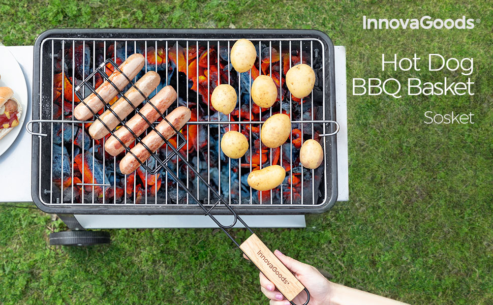 Набір для гриля InnovaGoods 12 предметів: шампури, щипці, лопатка, з нержавіючої сталі, з термостійкими ручками, у валізі, для гриля та барбекю