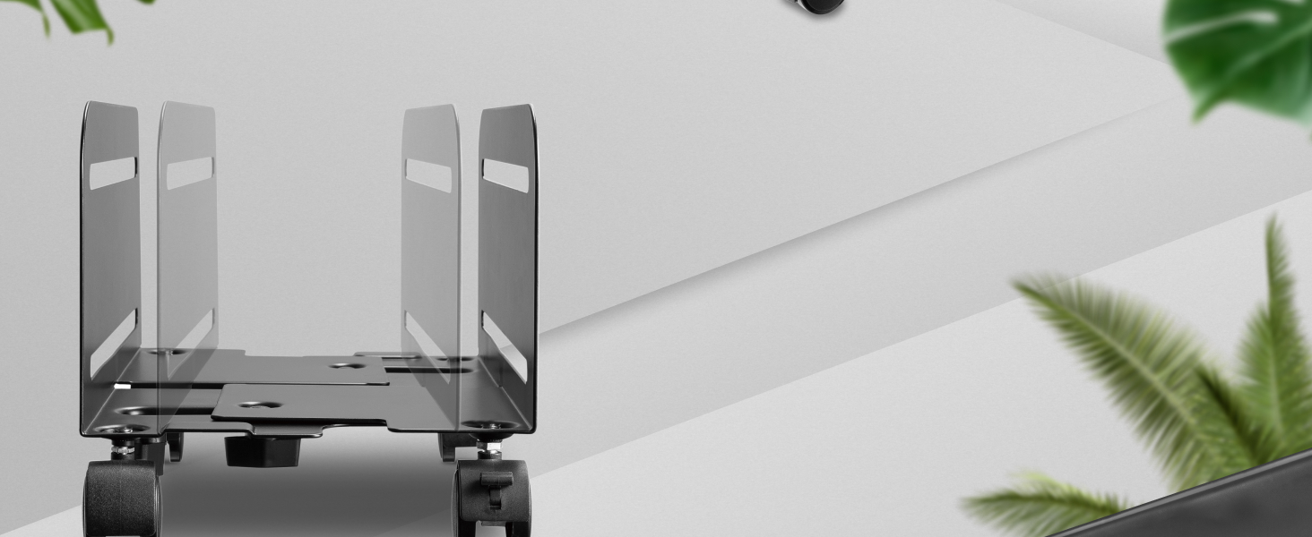 Підставка для комп'ютера RICOO на роликах: мобільний стійкий стенд для ПК, сервера та робочого місця