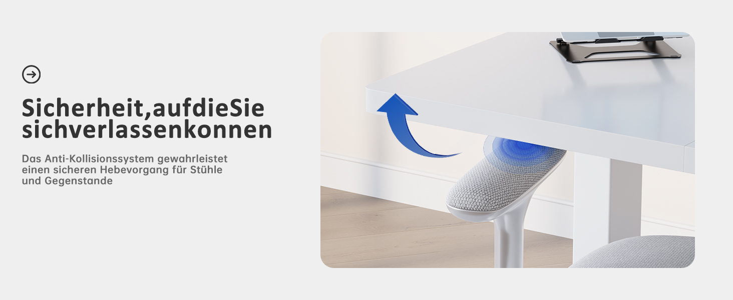 Регульований стіл Homall 200x80 см з USB-портом, електропривод, органайзер для кабелів, пам'ять положень, білий комп'ютерний стіл